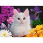 Puzzle pisicuta 100 piese starline cu sclipici Ravensburger - 1